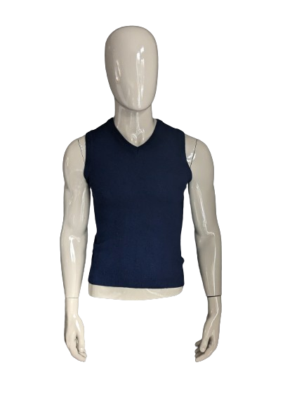 Spencer de lana. Color azul oscuro. Talla XS.