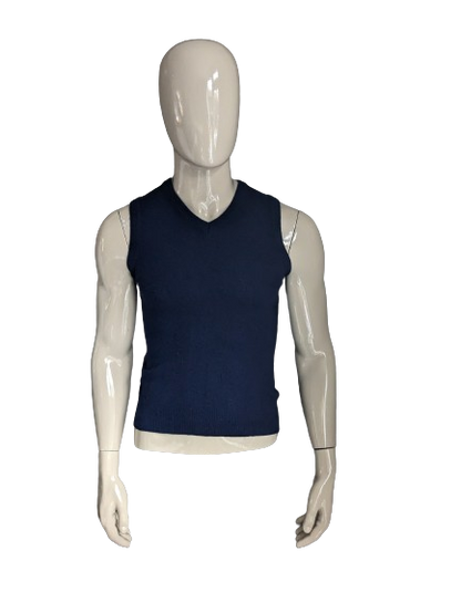 Spencer de lana. Color azul oscuro. Talla XS.