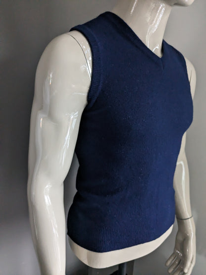 Spencer de lana. Color azul oscuro. Talla XS.