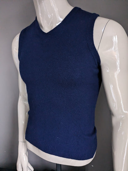 Spencer de lana. Color azul oscuro. Talla XS.