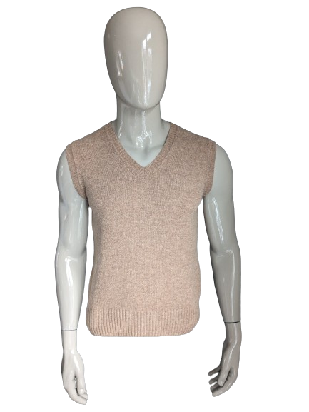 Woll-Spencer. Braun Beige gemischt. Größe M.