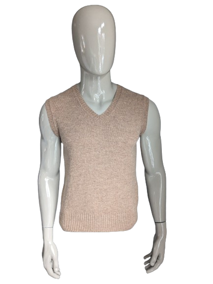 Woll-Spencer. Braun Beige gemischt. Größe M.