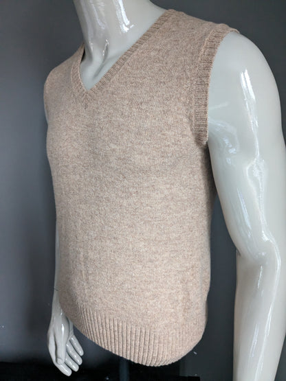 Woll-Spencer. Braun Beige gemischt. Größe M.