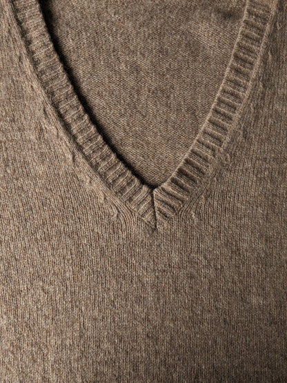 Woll-Spencer. Braun Beige gemischt. Größe M.