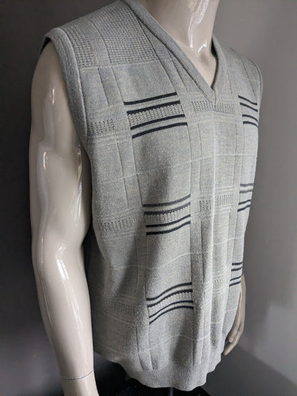 Vintage Garant Spencer. Graues Motiv. Größe 2XL / XXL.