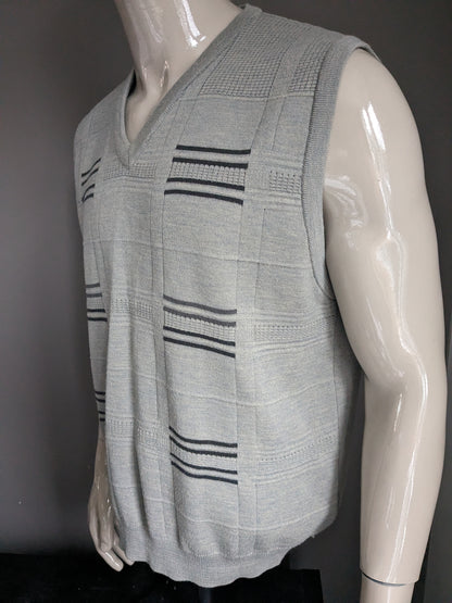 Vintage Garant Spencer. Graues Motiv. Größe 2XL / XXL.