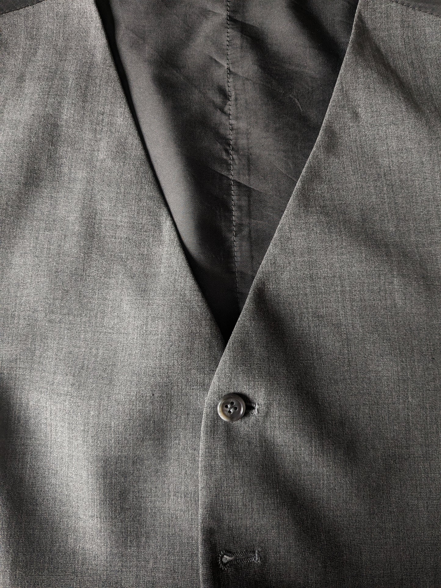 Waistcoat. Dark gray motif. Size XL. #331