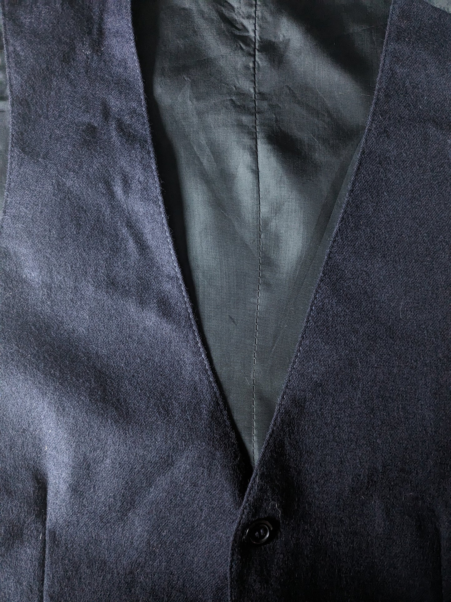Woolen waistcoat. Dark blue colored. Size M. #333.