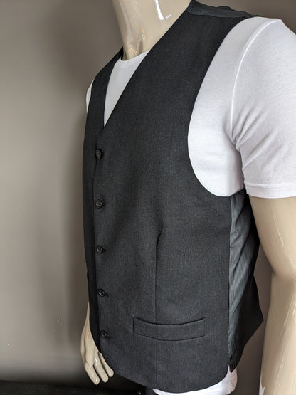 Chaleco de lana. Motivo gris oscuro. Talla L. #334