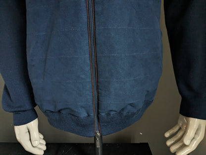 Campbell vest. Donker Blauw gekleurd. Maat XL.