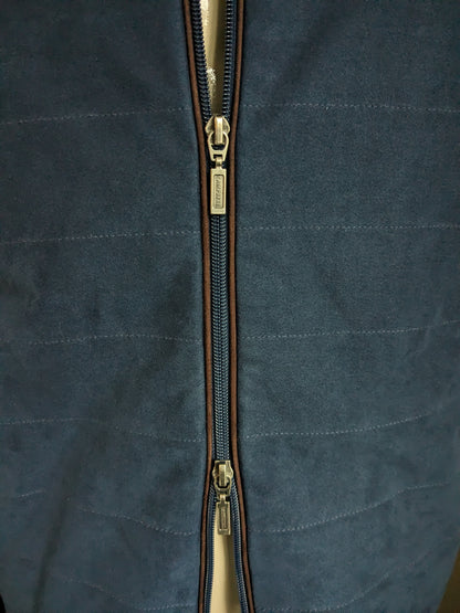 Campbell vest. Donker Blauw gekleurd. Maat XL.