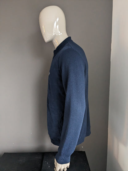 Campbell vest. Donker Blauw gekleurd. Maat XL.