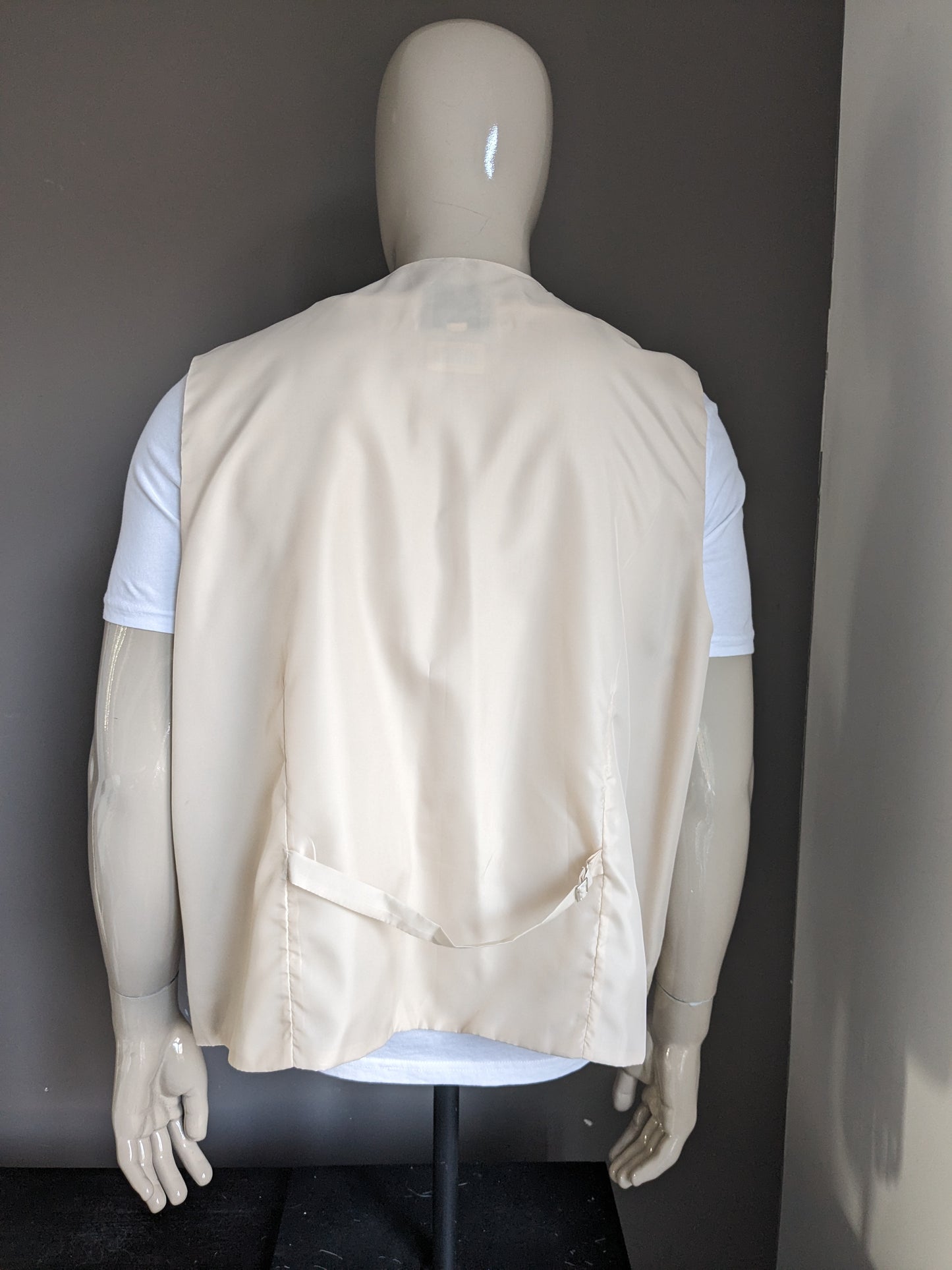 FH waistcoat. Beige motif. Size 3XL / XXXL.