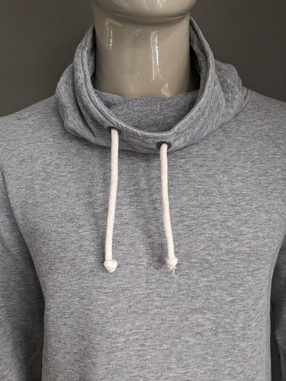 EDC-Pullover mit sportlichem Rollkragen. Grau gemischt. Größe L.