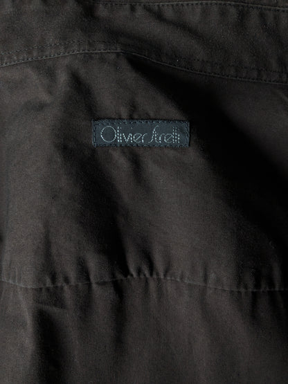 Chemise Olivier Strelli. De couleur marron foncé. Taille XL.