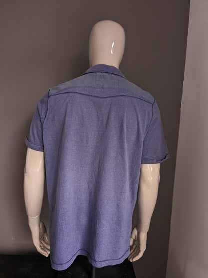 PME Legend polo. Donker Blauw gemêleerd. Maat 2XL / XXL.