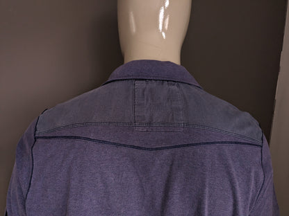 PME Legend polo. Donker Blauw gemêleerd. Maat 2XL / XXL.