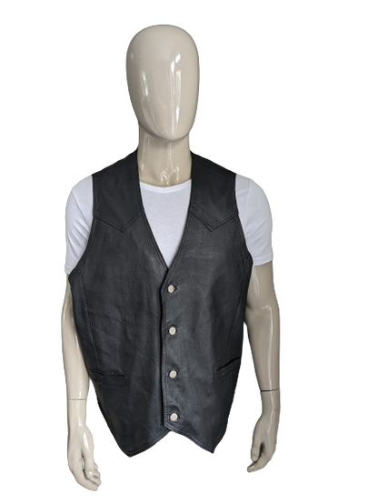 Double-sided John F. Gee pig leather waistcoat with 2 inside pockets. Size XXXL / 3XL