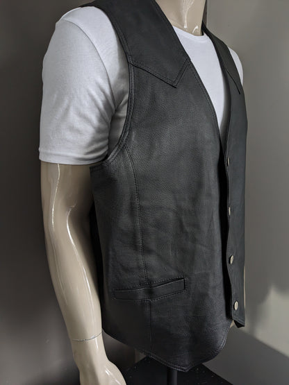 Double-sided John F. Gee pig leather waistcoat with 2 inside pockets. Size XXXL / 3XL