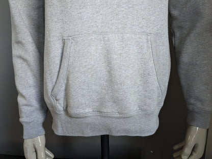 Hellgrauer, gemischter Kapuzenpullover von Jack Wills. Größe S.