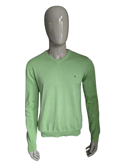 Fellows league of legends v-neck sweater. Green. Size M.