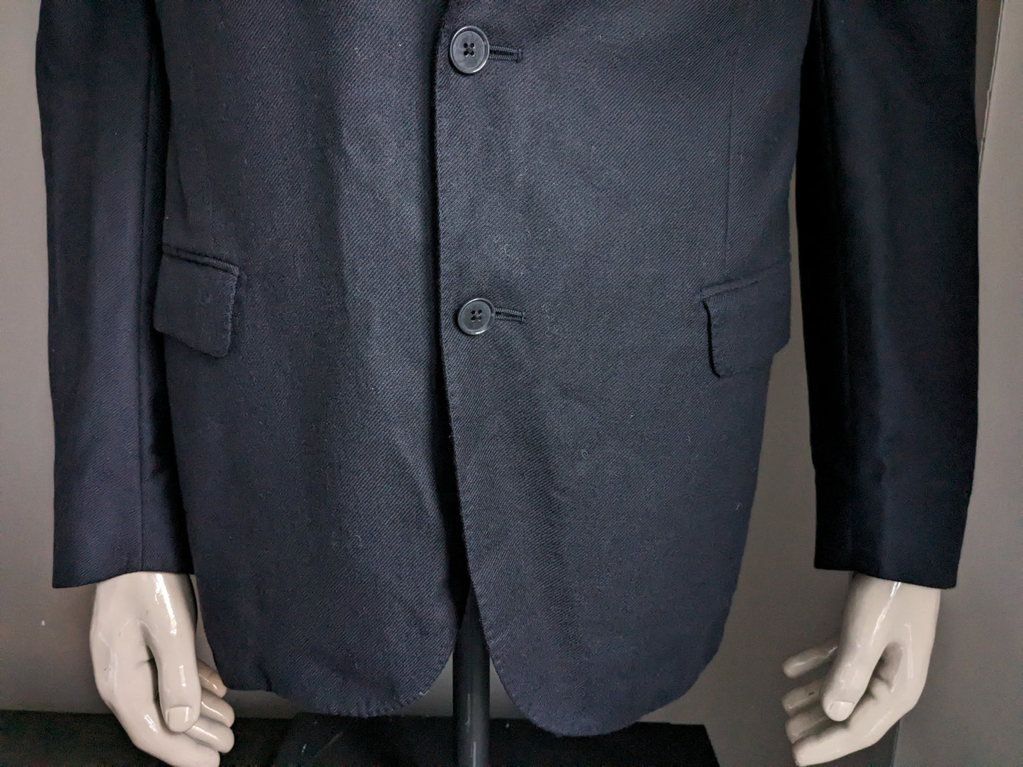 Preciosa chaqueta de verano Burlington. Azul oscuro. Talla 52/L.