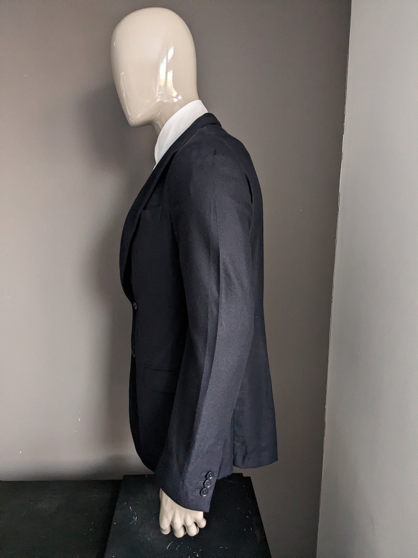 Preciosa chaqueta de verano Burlington. Azul oscuro. Talla 52/L.