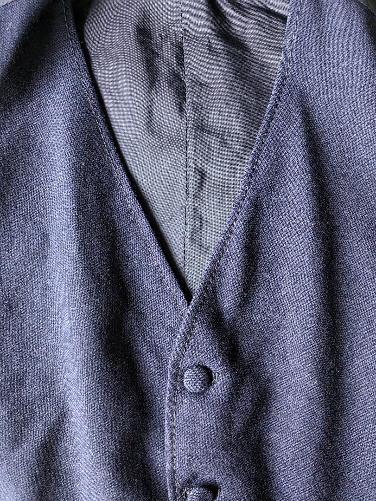 Waistcoat. Dark blue colored. Size XS. #330
