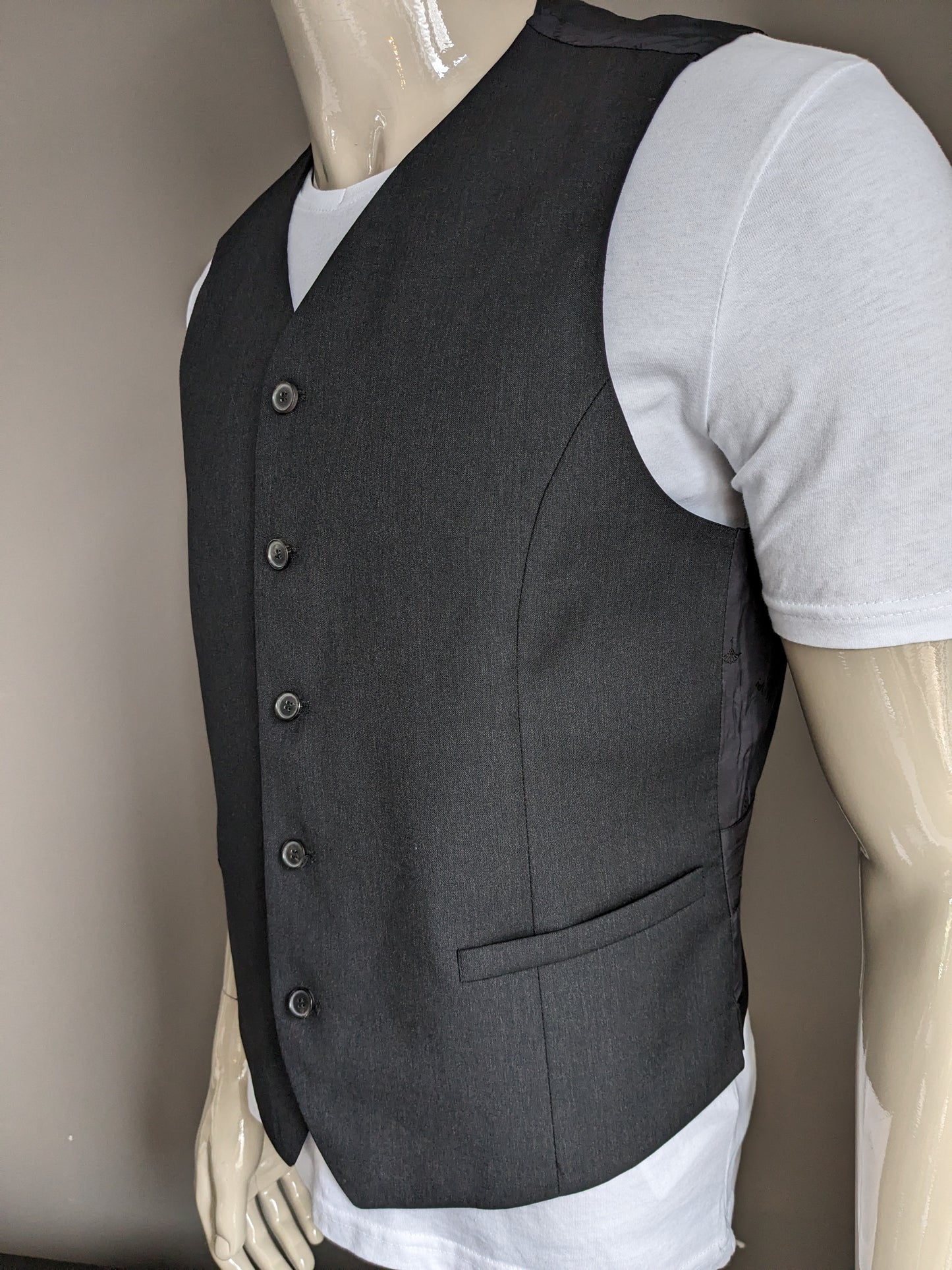 Joop! Waistcoat. Dark gray colored. Size M / L. #332.