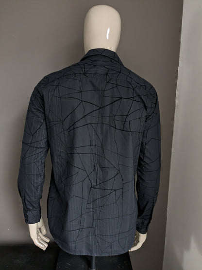 Cargo-Shirt. Schwarzer Druck. Größe L.