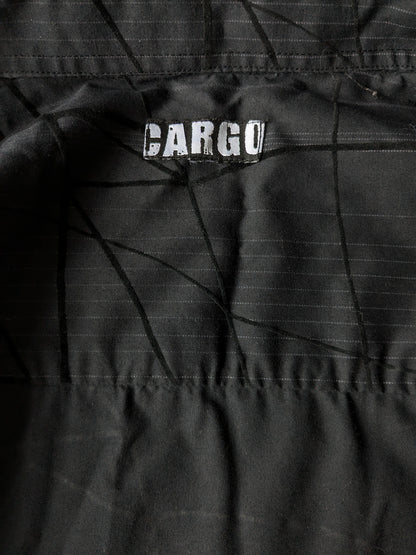 Cargo-Shirt. Schwarzer Druck. Größe L.