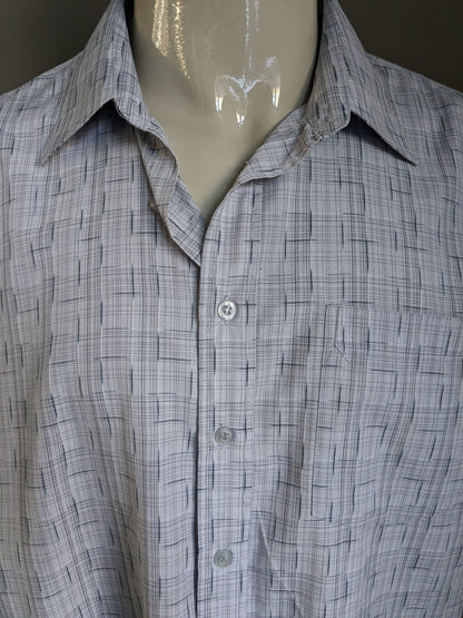 Huierman shirt. Gray motif. Size 45 / 46 >> 2XL / XXL.