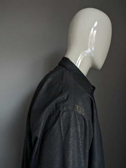 Chemise Shirt.com. Pointillés de couleur or noir. Beaux boutons. Taille XL/XXL-2XL.