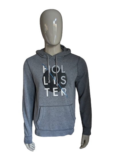 Black hollister hoodie sale