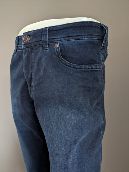 Gardeur jeans. Donkerblauw. Maat W34 - L34. Slim fit, low rise stretch.