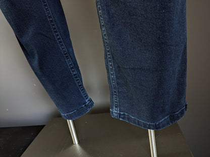 Gardeur jeans. Donkerblauw. Maat W34 - L34. Slim fit, low rise stretch.