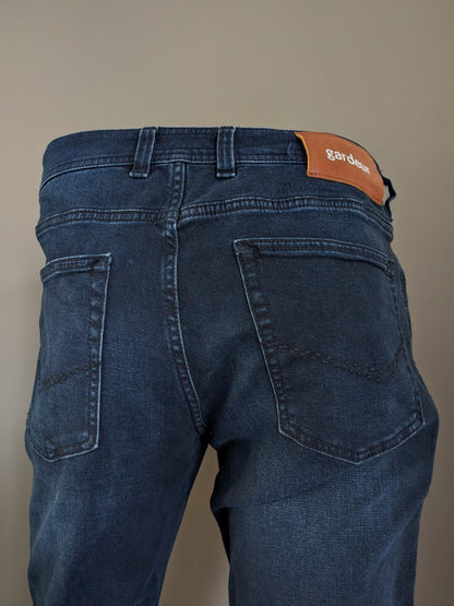 Gardeur jeans. Donkerblauw. Maat W34 - L34. Slim fit, low rise stretch.