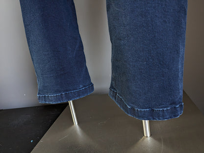 Gardeur jeans. Donkerblauw. Maat W34 - L34. Slim fit, low rise stretch.
