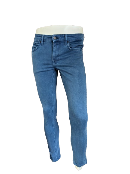 Cendres à poussière en jean. Bleu. Taille W30 - Stretch L26.