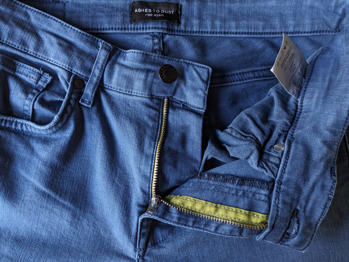 Cenere di jeans per polvere. Blu. Taglia W30 - L26 Stretch.