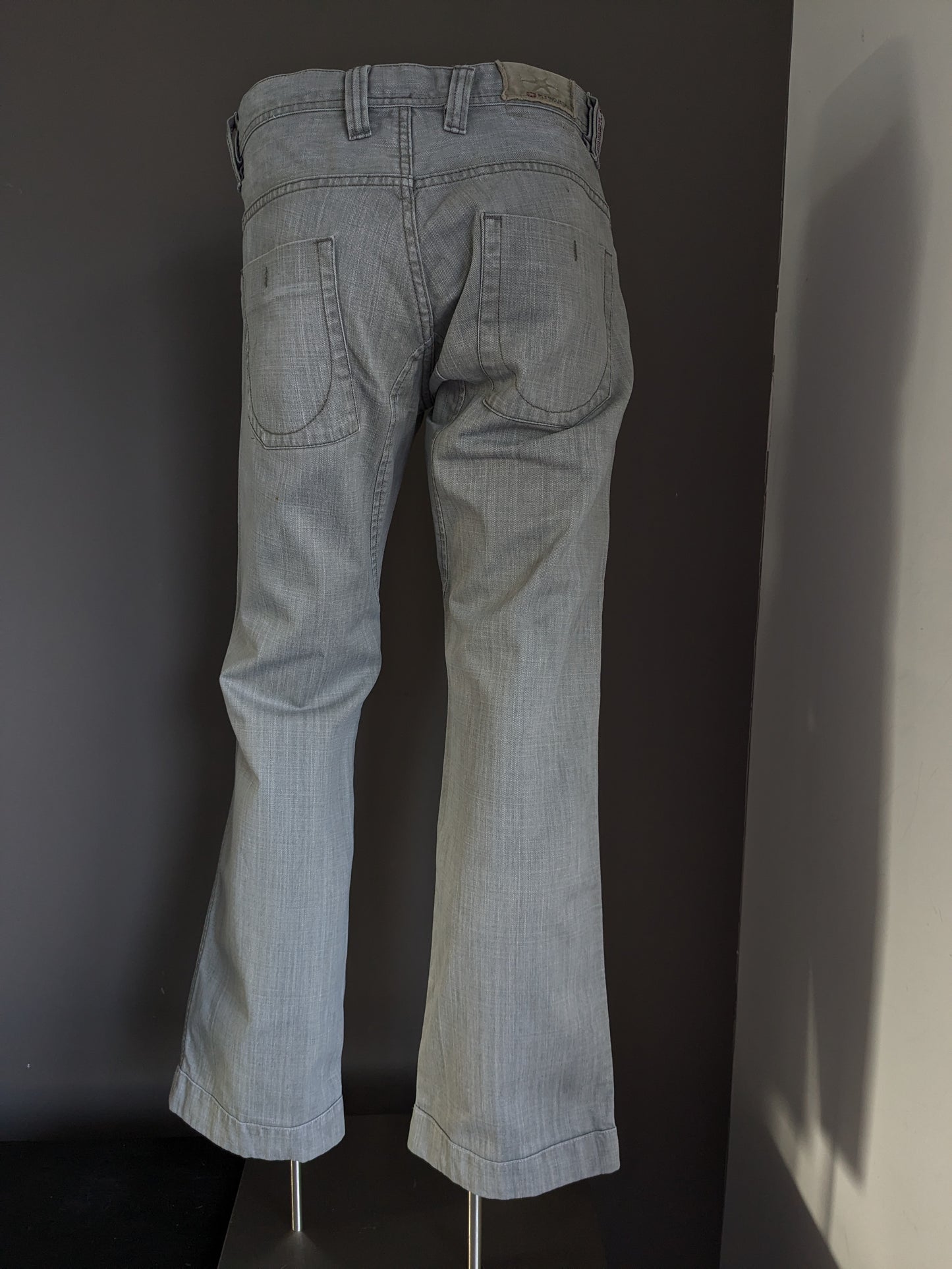 Jeans pilota industrie. Grigio. Taglia W32 - L32.