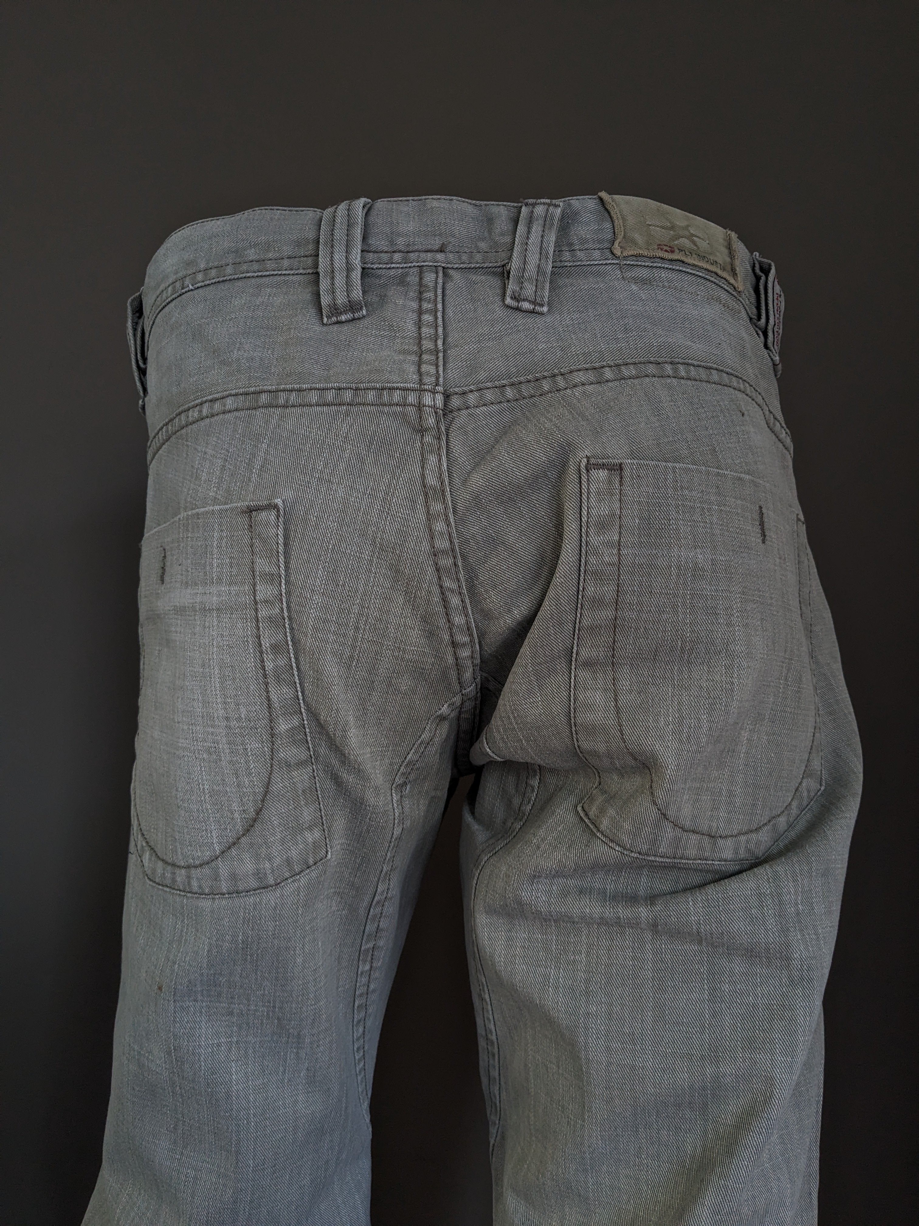 Jeans pilota industrie. Grigio. Taglia W32 L32