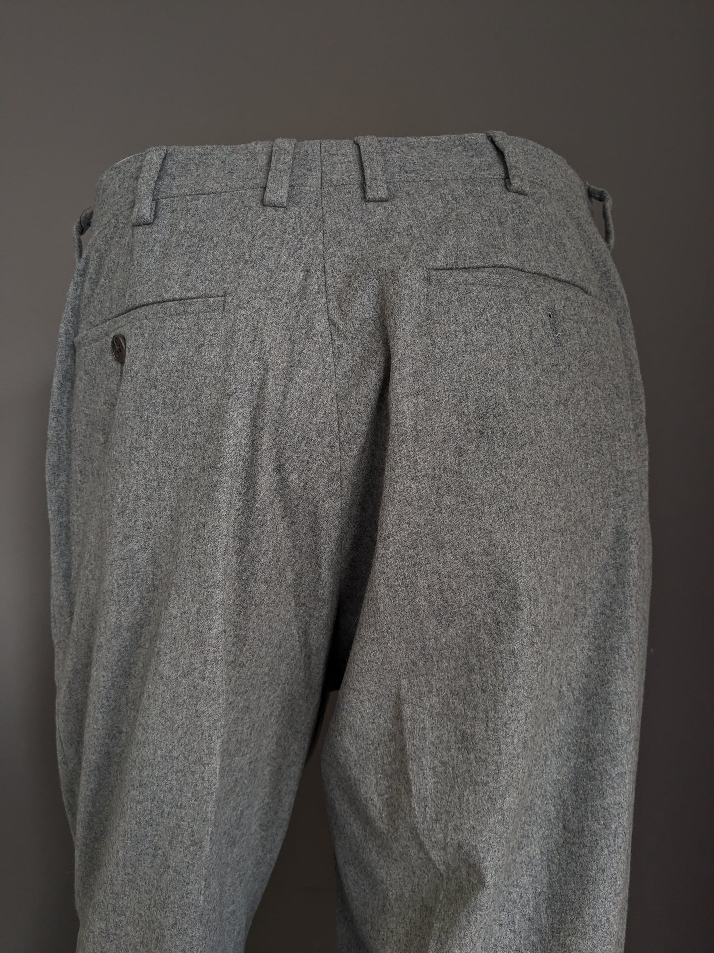 Wollen Ralph Lauren pantalon. Grijs gemêleerd. Maat 46 / S.