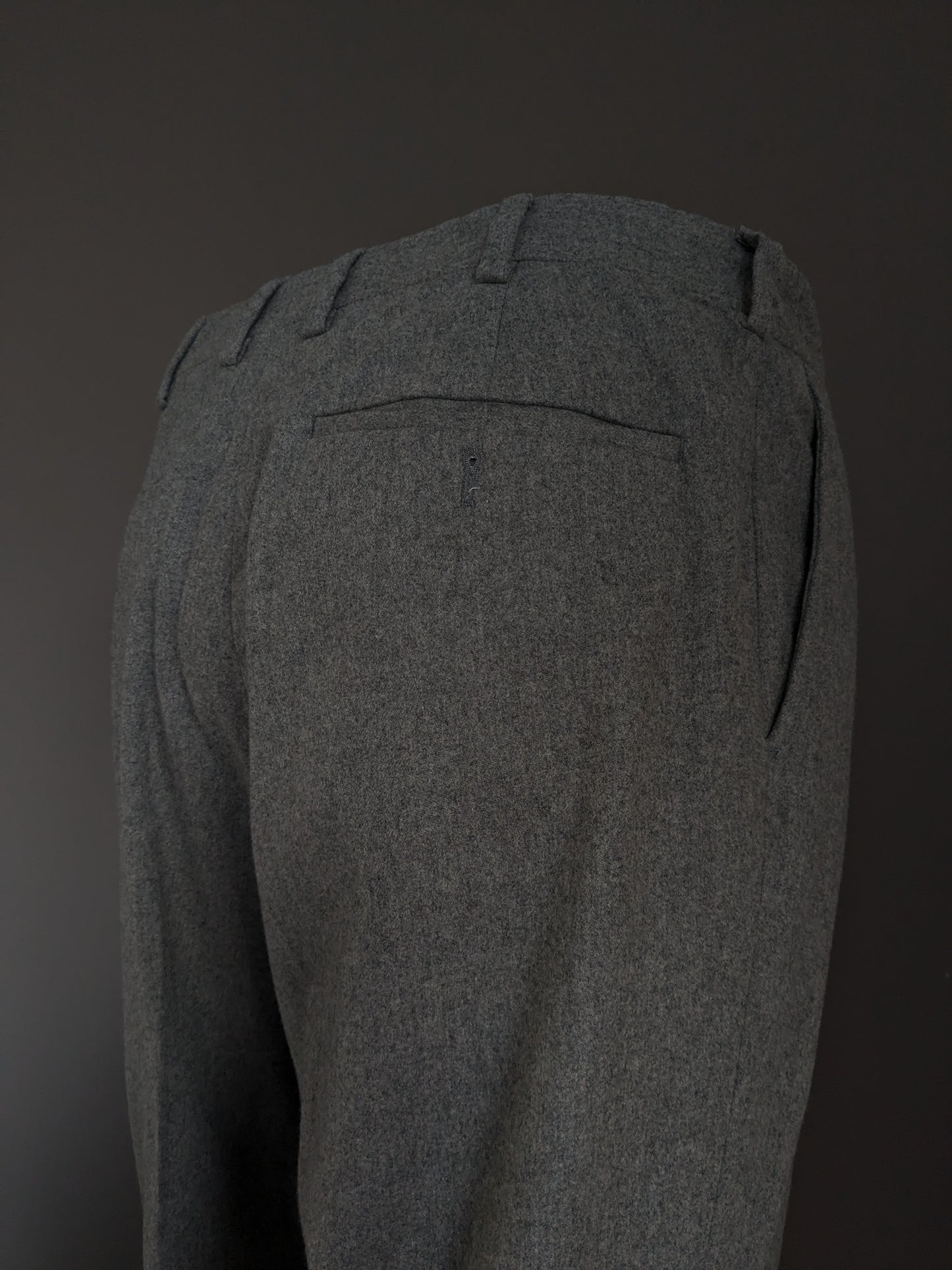 Wollen Ralph Lauren pantalon. Grijs gemêleerd. Maat 46 / S.