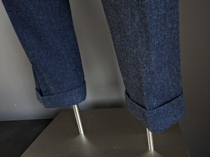 Tailor & Wright wool trousers. Dark blue mixed. Size 52 / L. 43% Wool.