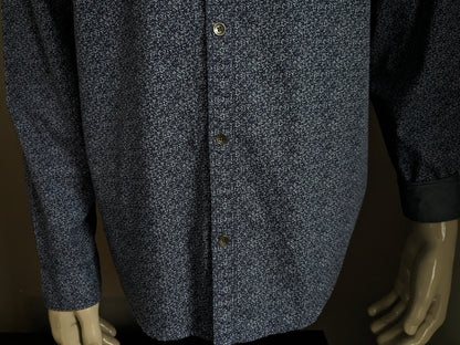 Chemise Calvin Klein. Impression bleue. Taille L.