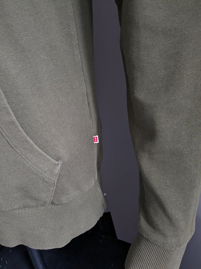 Jack & Jones Kapuzenpullover. Dunkelgrün. Größe M.