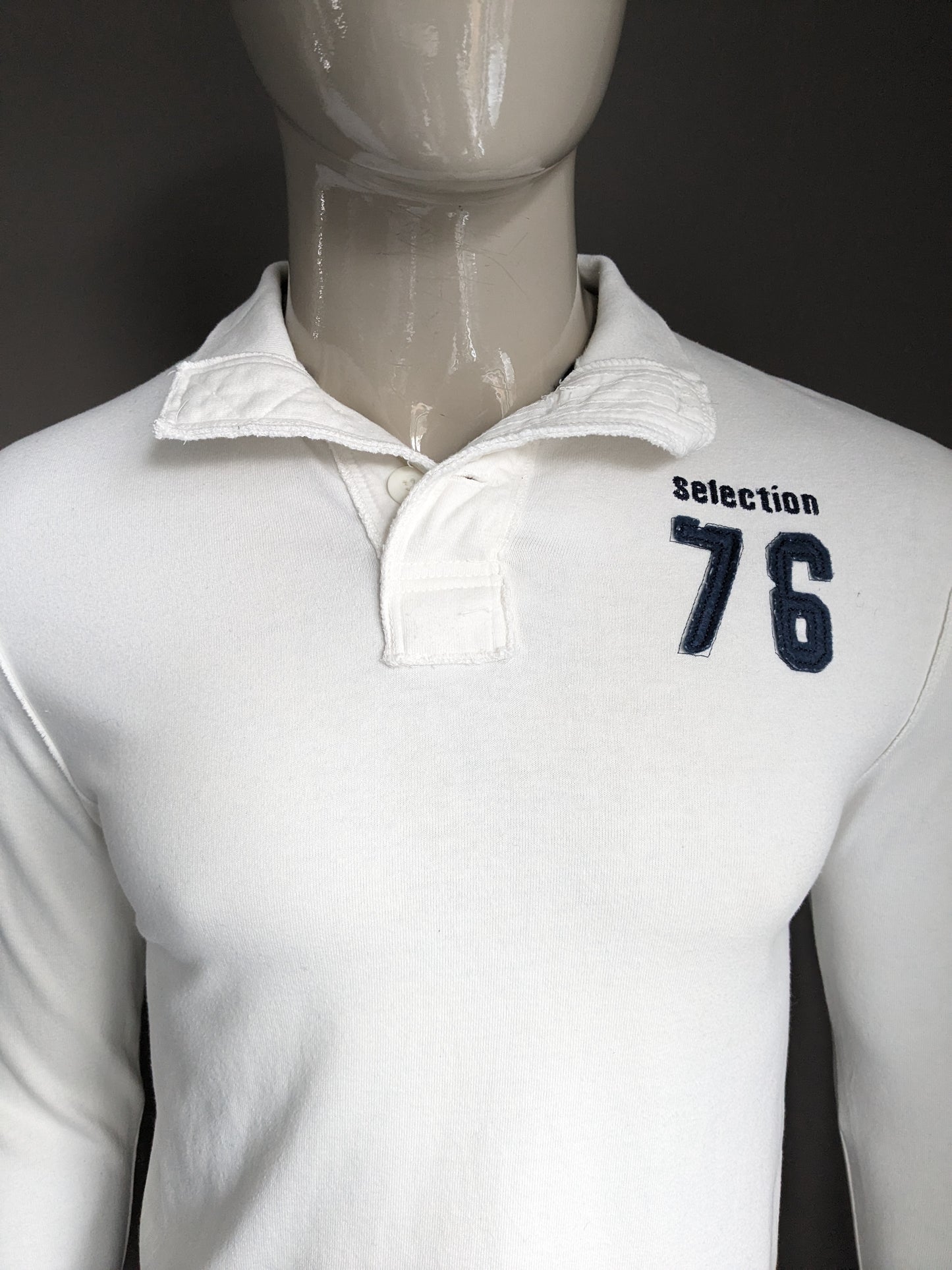 St. Bernards Polo Trui. Wit. Maat S.