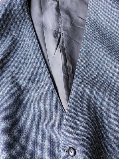 Weste. Blau Braun Grau gemischt. Größe S. #338.