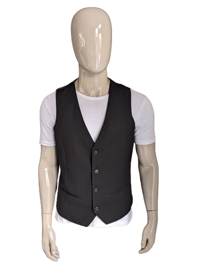 Cedar Wood State gilet. Zwart gekleurd. Maat L. Slim Fit. #339.